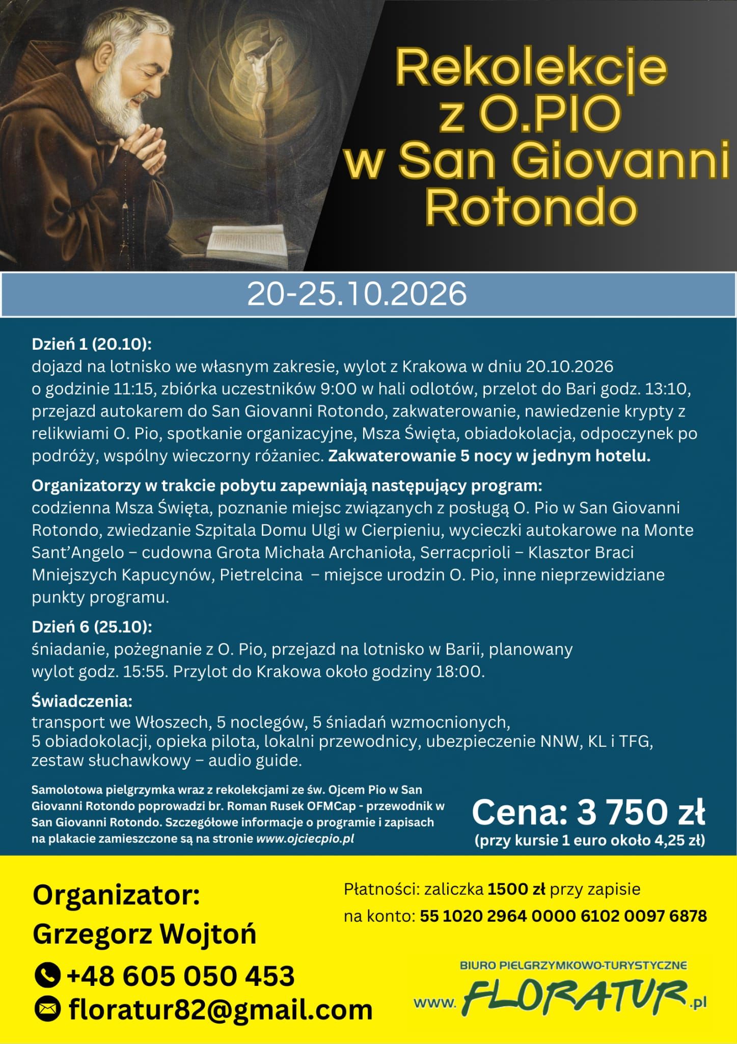 Rekolekcje i warsztaty w San Giovanni Rotondo 2026