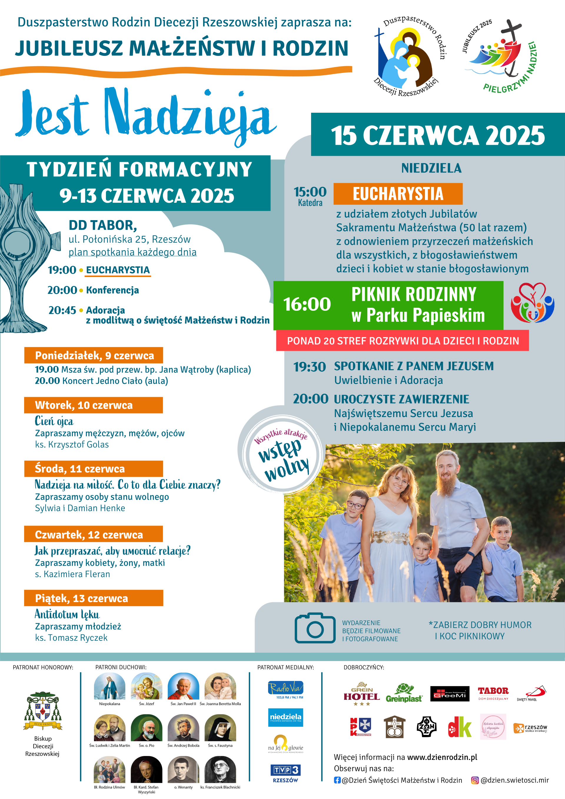 Dni Świętości Małżeństw i Rodzin 2025