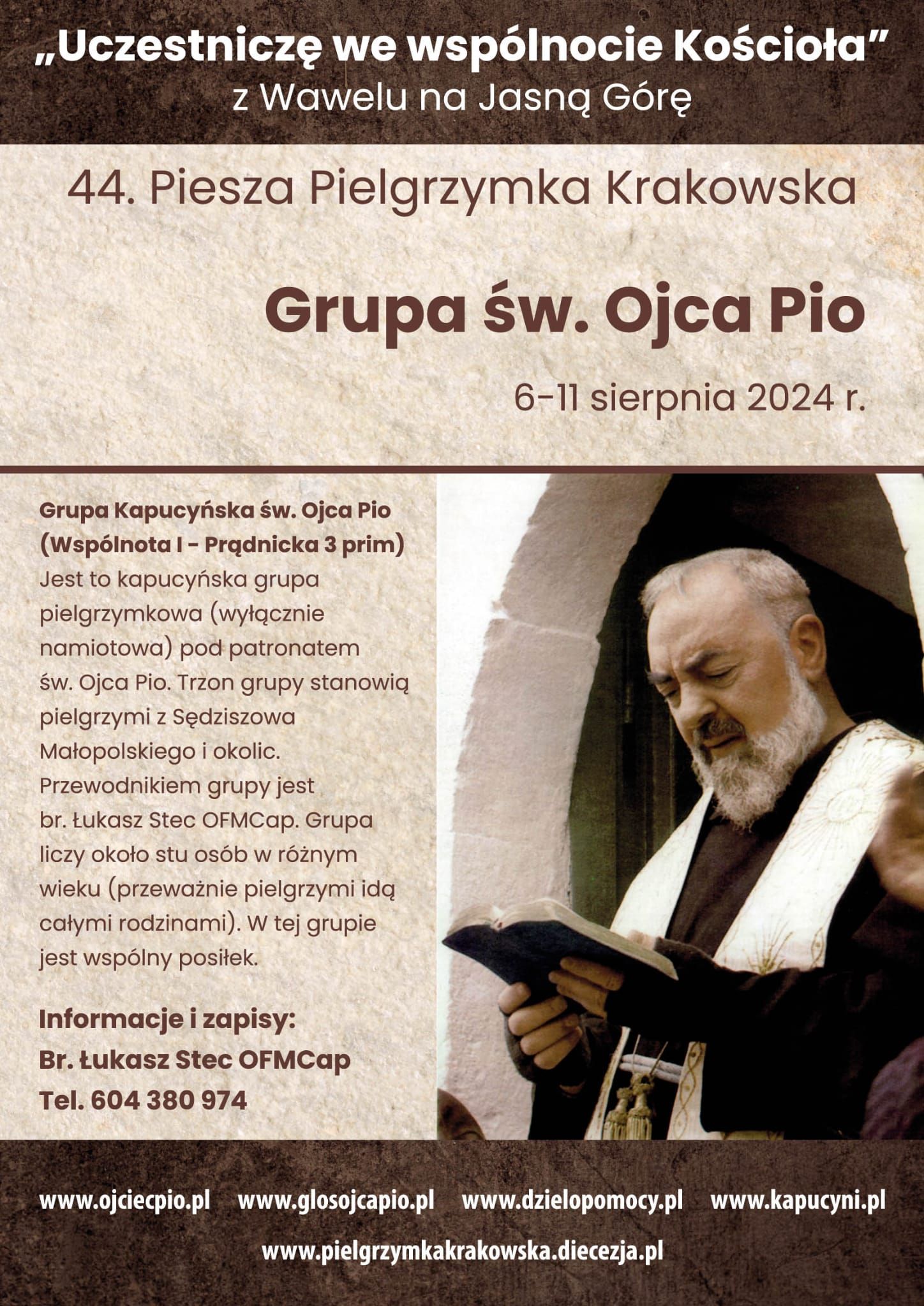 44. Piesza Pielgrzymka Krakowska - Grupa św. O. Pio